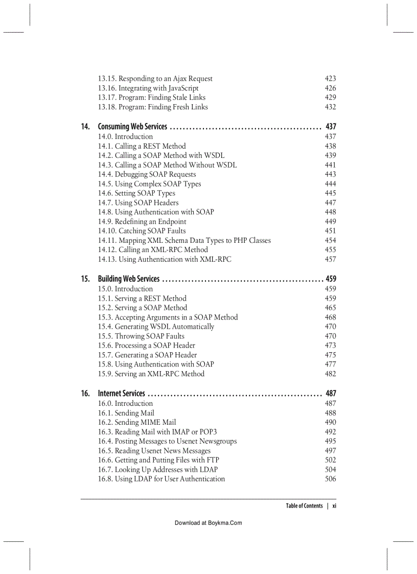image for page PHP Cookbook 2nd Edition 2009