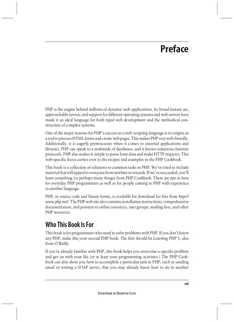 image for page PHP Cookbook 2nd Edition 2009