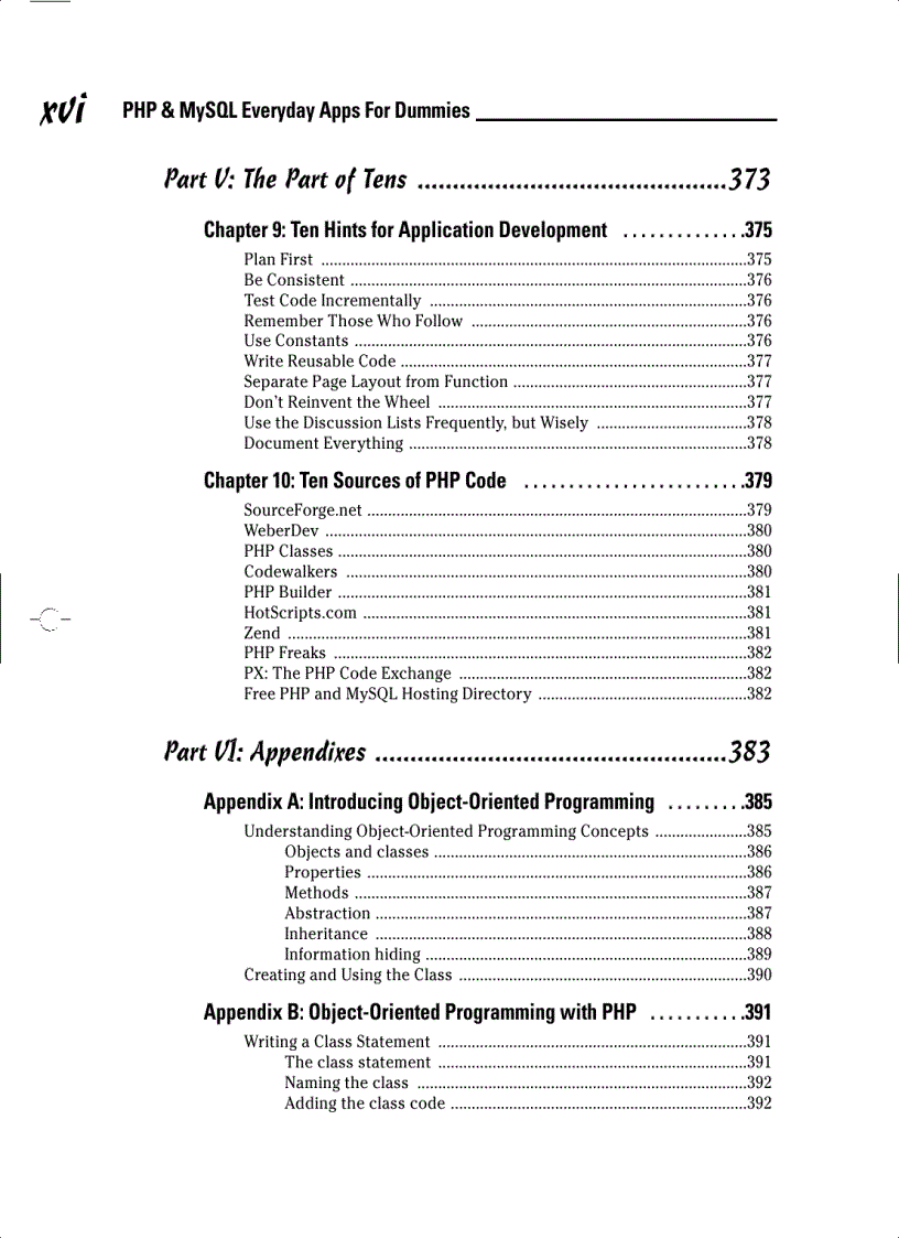 image for page PHP MySQL Everyday Apps For Dummies