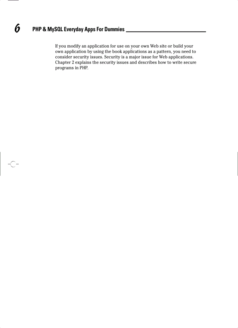 image for page PHP MySQL Everyday Apps For Dummies