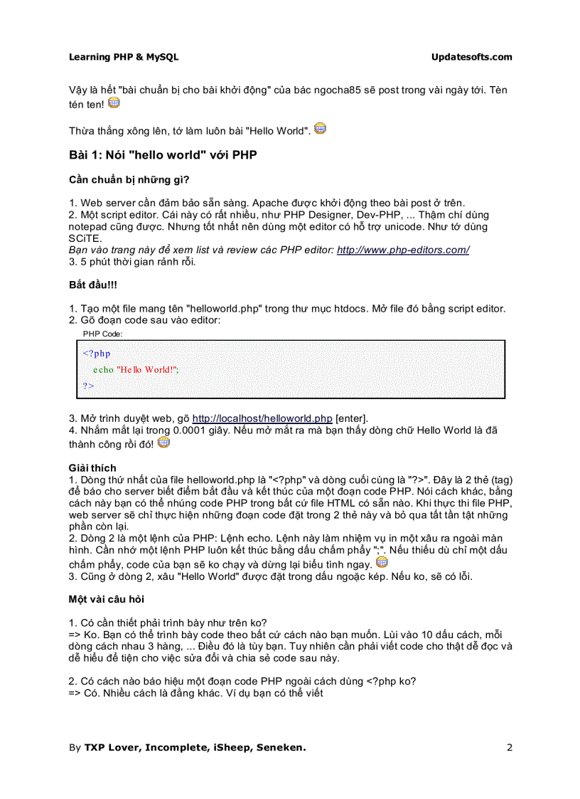 image for page Php MySQL sự kết hợp hoàn hảo của công nghệ