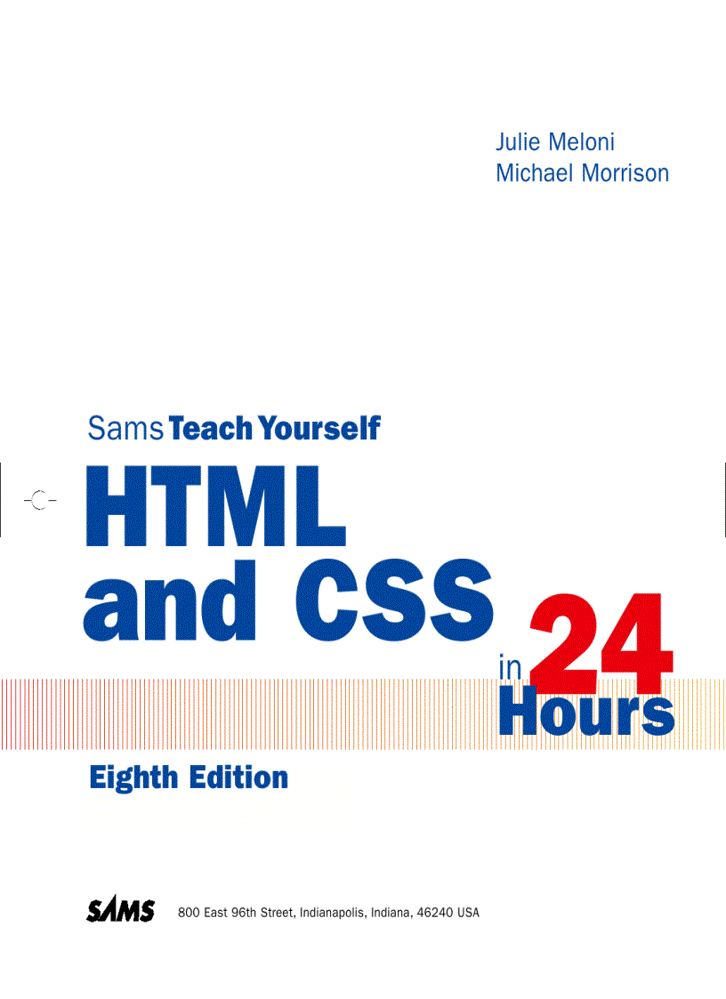 image for page Sams Teach yourself HTML and CSS in 24 hours 8th Ed
