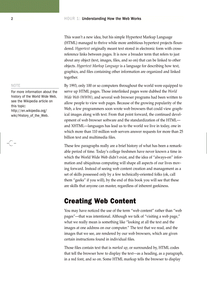 image for page Sams Teach yourself HTML and CSS in 24 hours 8th Ed