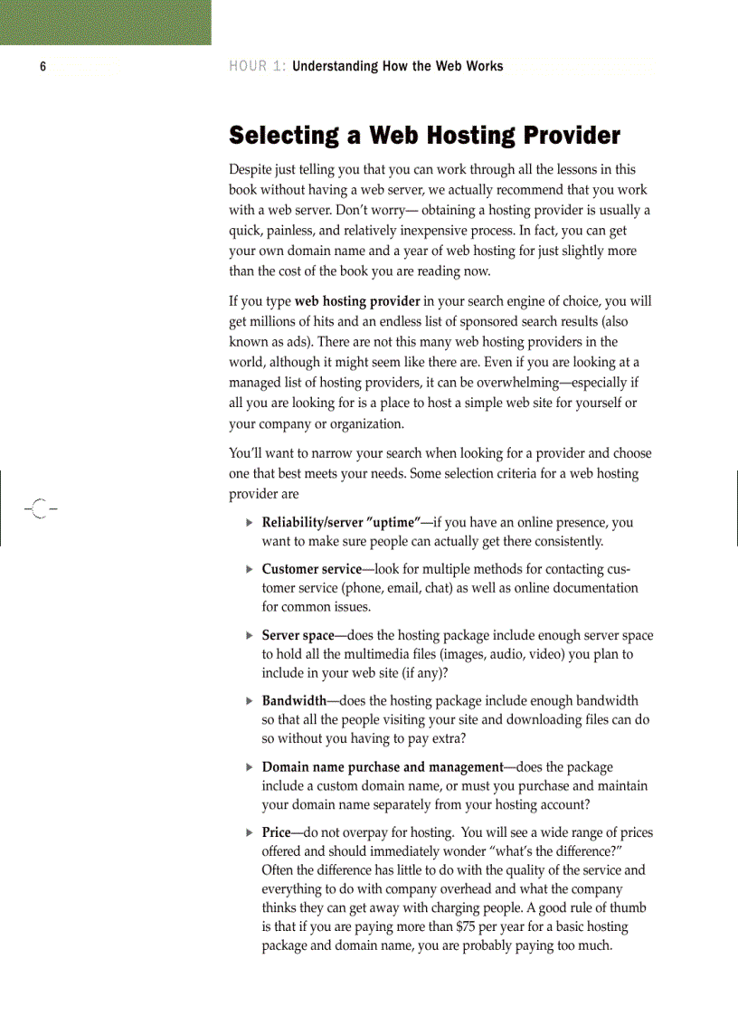 image for page Sams Teach yourself HTML and CSS in 24 hours 8th Ed