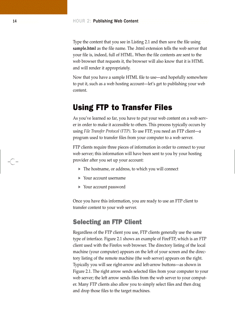 image for page Sams Teach yourself HTML and CSS in 24 hours 8th Ed