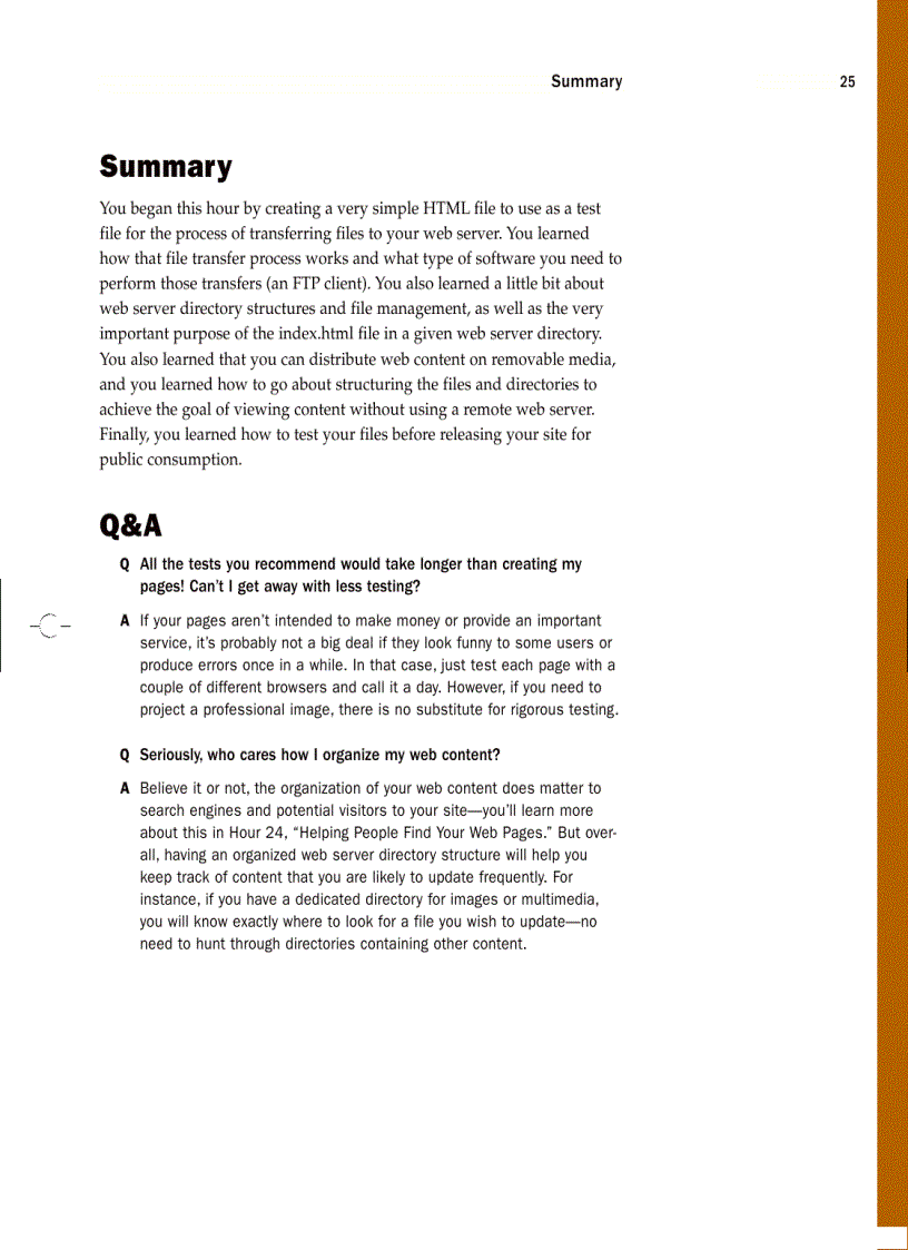 image for page Sams Teach yourself HTML and CSS in 24 hours 8th Ed