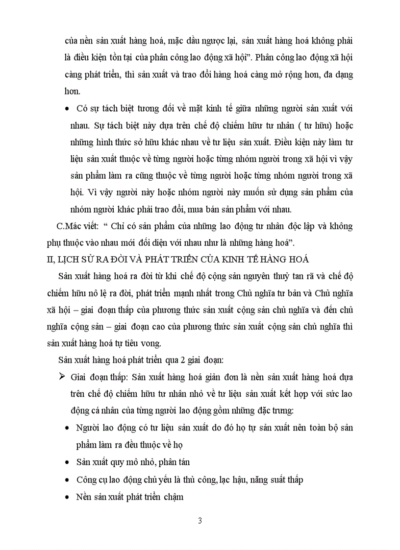 image for page Phân tích lí luận về kinh tế hàng hoá và vận dụng lí luận này vào nền kinh tế Việt Nam hiện nay