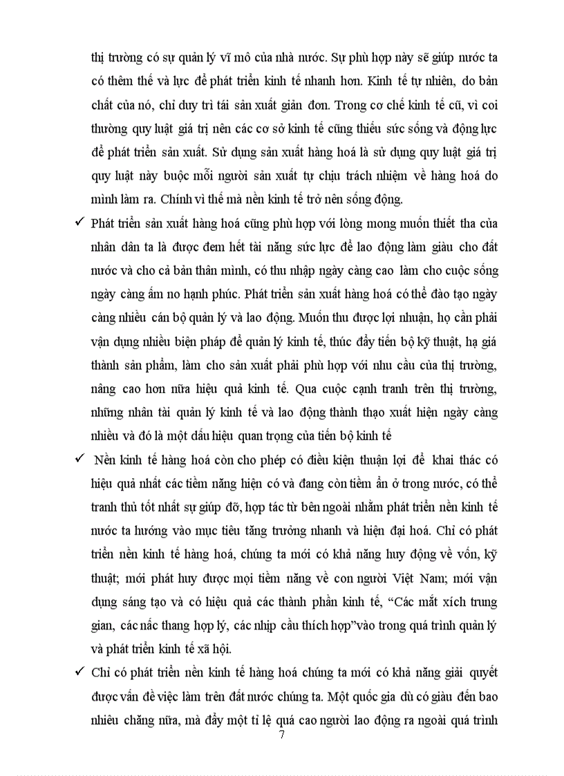 image for page Phân tích lí luận về kinh tế hàng hoá và vận dụng lí luận này vào nền kinh tế Việt Nam hiện nay