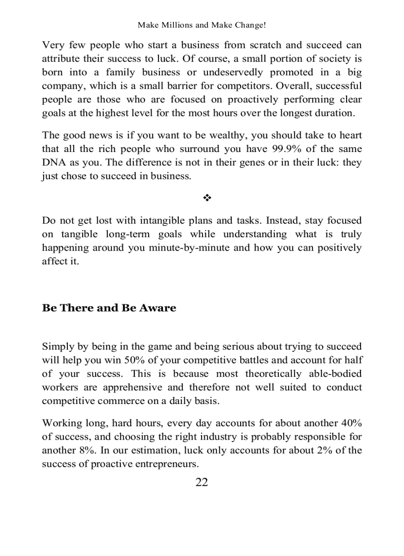 image for page Make Millions and Make Change