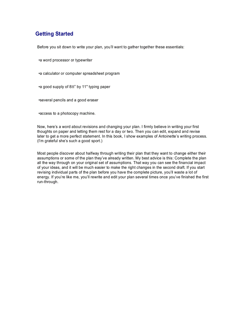 image for page How To Write a Business Plan