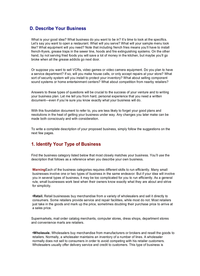 image for page How To Write a Business Plan