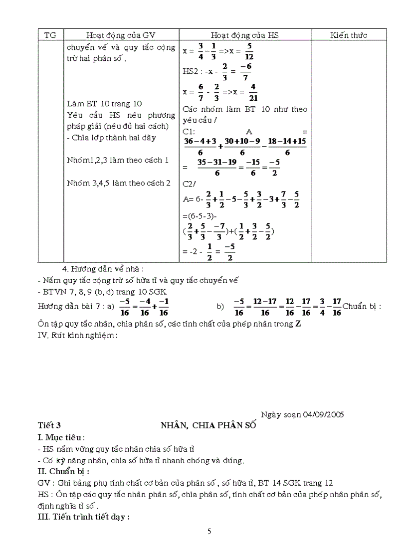 image for page Chương I Bài 1 Tập hợp Q các số hữu tỉ