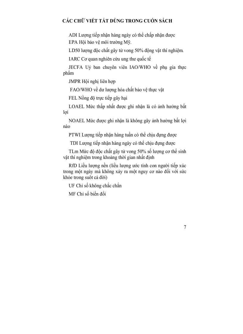 image for page Môi trường và độc chất