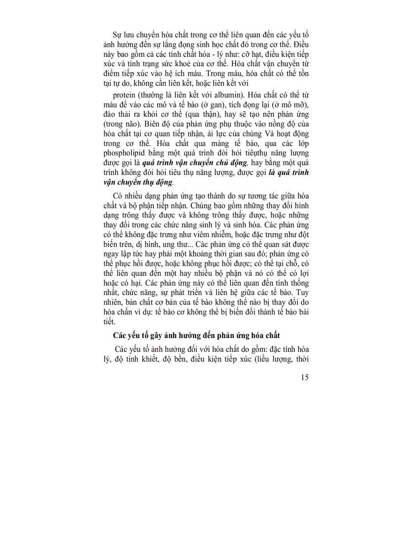 image for page Môi trường và độc chất