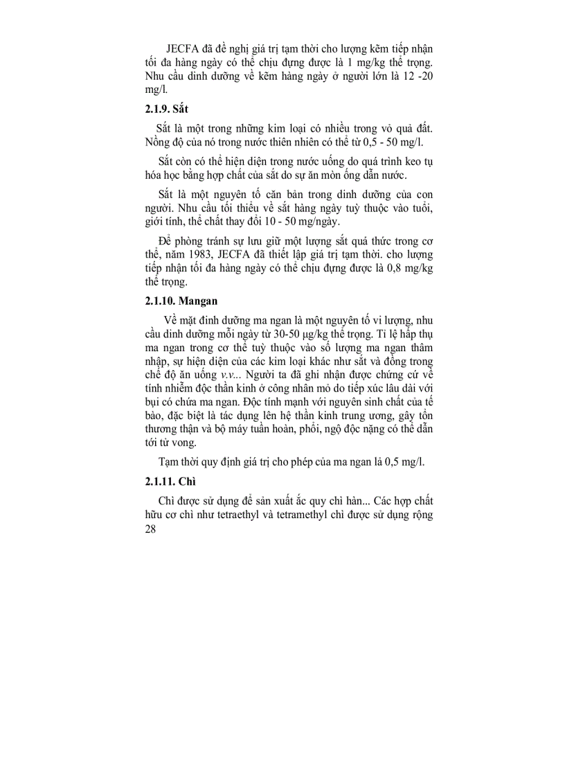 image for page Môi trường và độc chất