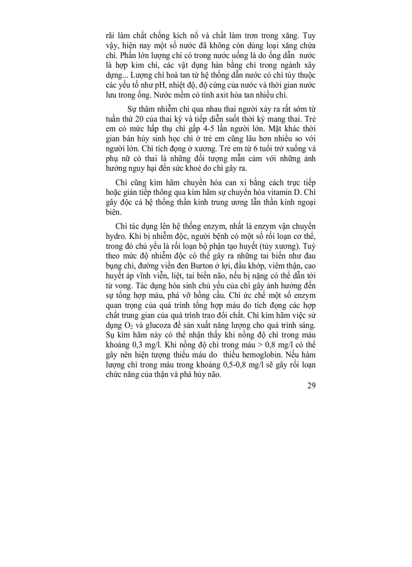 image for page Môi trường và độc chất