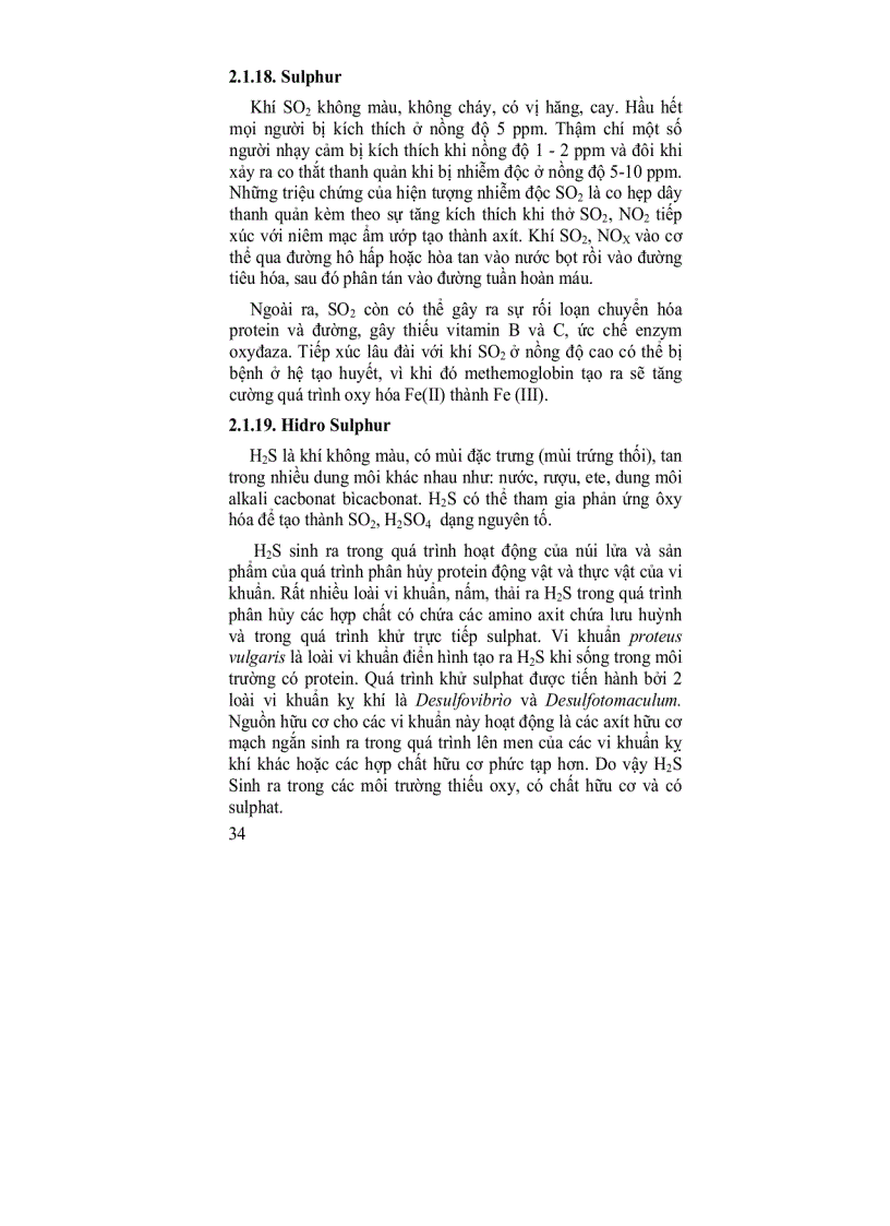 image for page Môi trường và độc chất