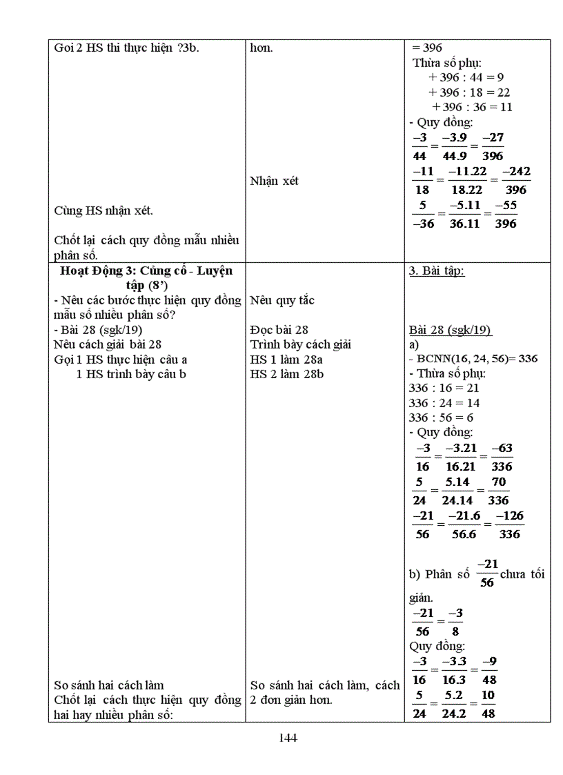 image for page Giáo án Số học 6 học kì I