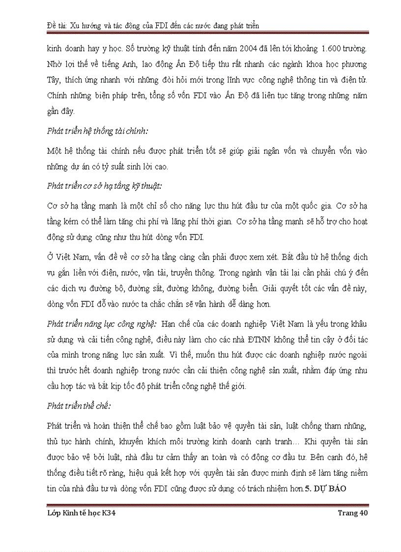 image for page Xu hướng và tác động của FDI đến các nước đang phát triển