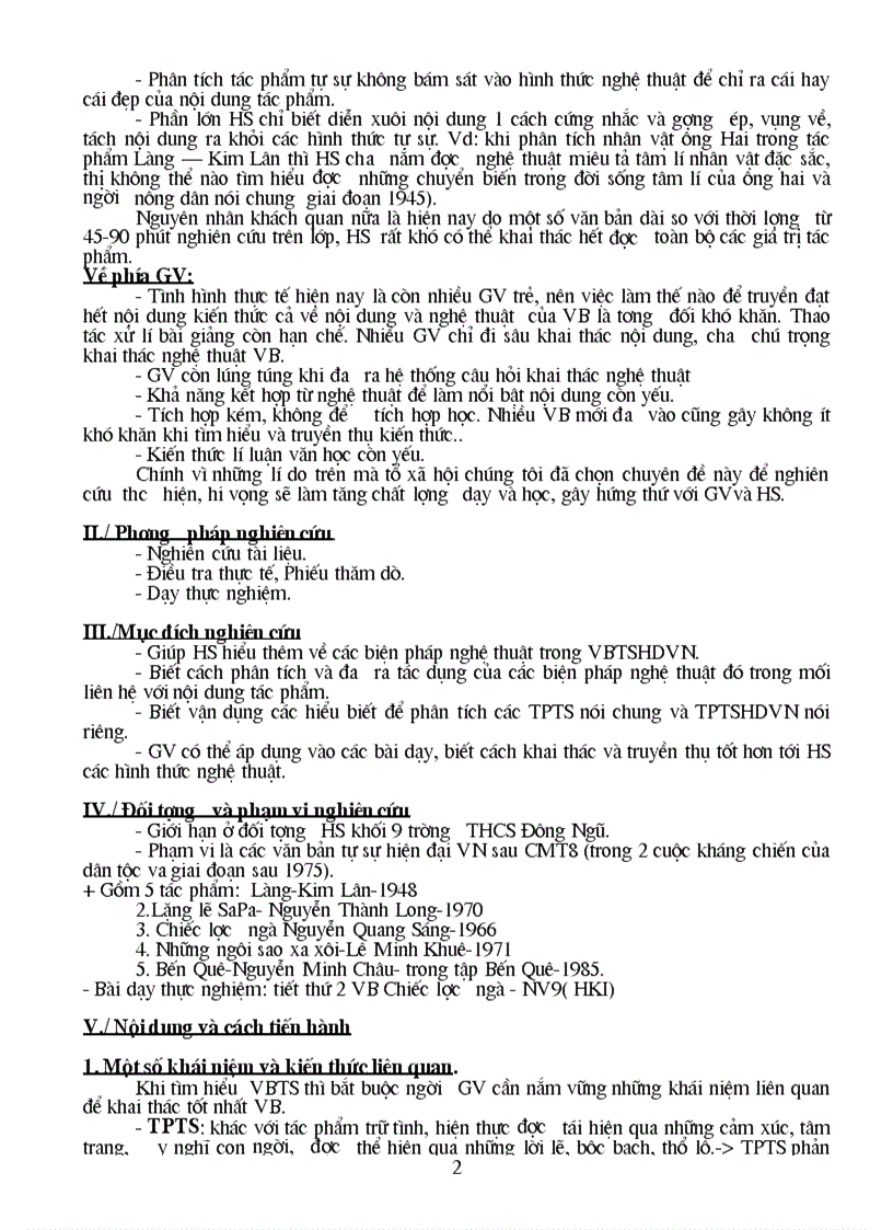 image for page Chuyên đề Tìm hiểu một số biện pháp nghệ thuật trong văn bản tự sự hiện đại việt nam
