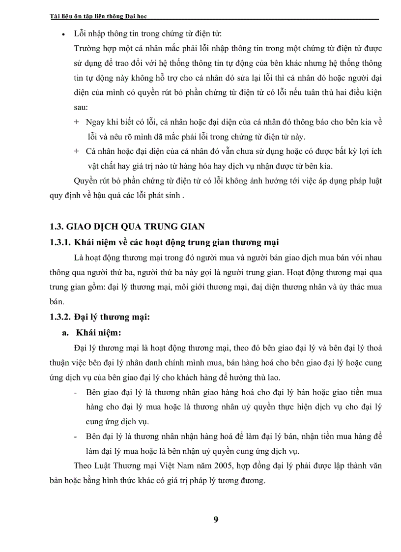 image for page Tài liệu ôn thi liên thông đại học Kỹ thuật nghiệp vụ ngoại thương