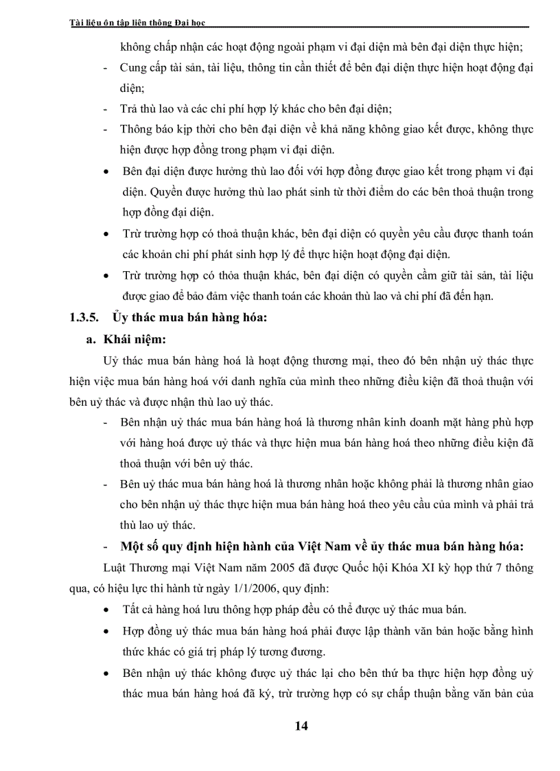 image for page Tài liệu ôn thi liên thông đại học Kỹ thuật nghiệp vụ ngoại thương