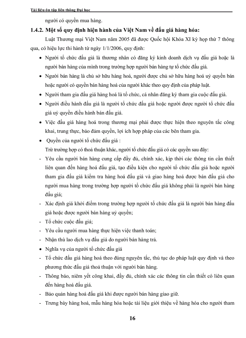 image for page Tài liệu ôn thi liên thông đại học Kỹ thuật nghiệp vụ ngoại thương