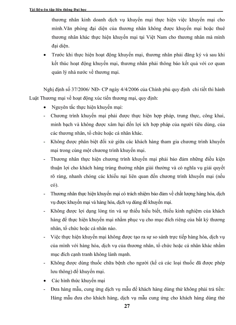 image for page Tài liệu ôn thi liên thông đại học Kỹ thuật nghiệp vụ ngoại thương