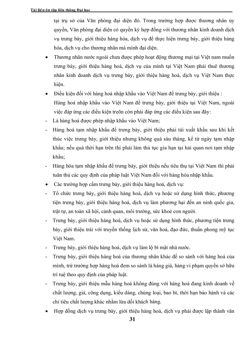 image for page Tài liệu ôn thi liên thông đại học Kỹ thuật nghiệp vụ ngoại thương