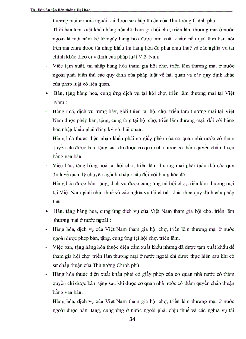 image for page Tài liệu ôn thi liên thông đại học Kỹ thuật nghiệp vụ ngoại thương