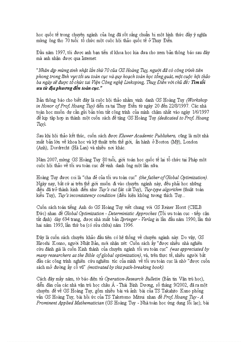 image for page Đôi nét về giáo sư Hoàng Tụy