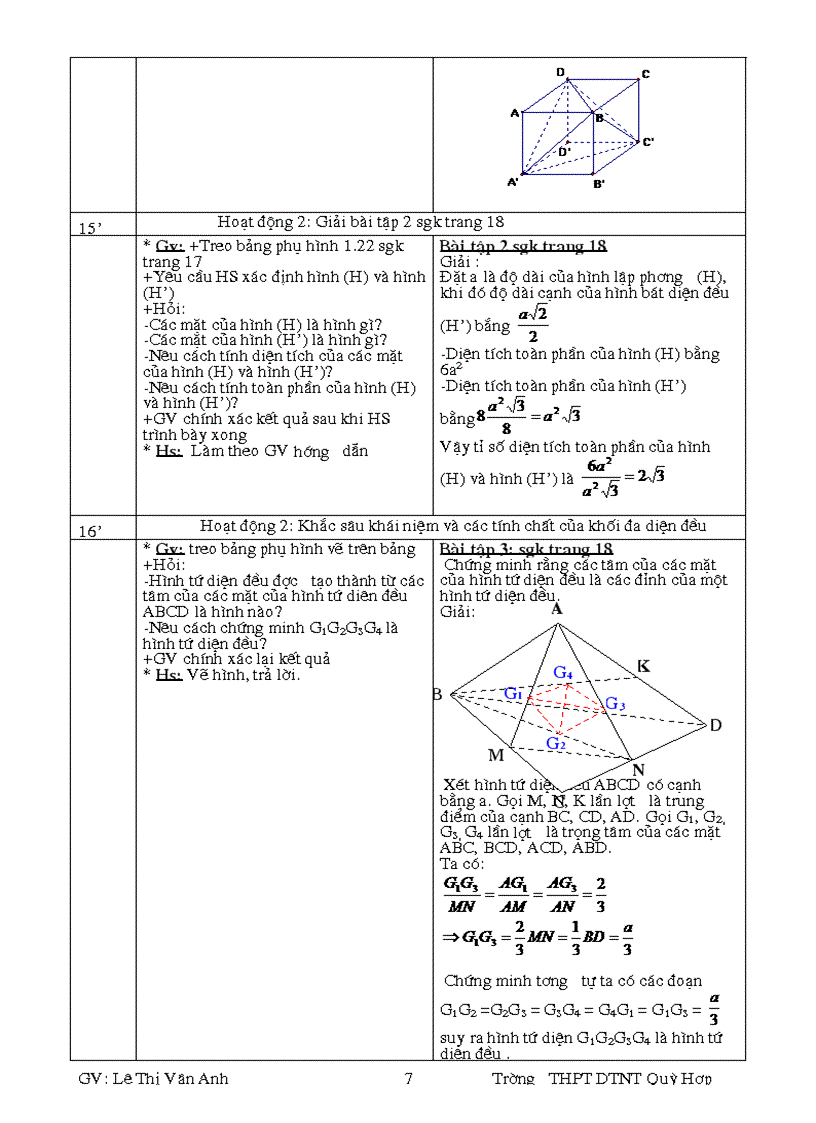 image for page Giáo án hình học Chương i khối đa diện Bài 1 kháI niệm khối đa diện
