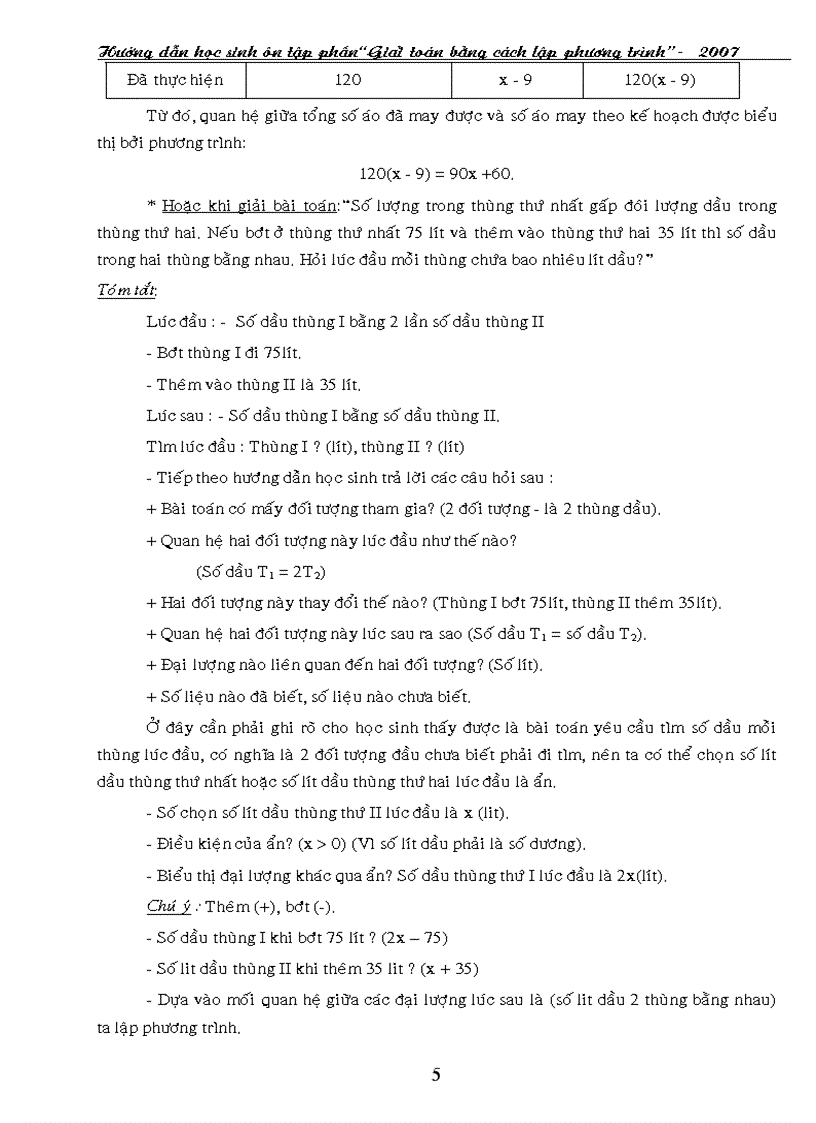 image for page Sáng kiến kinh nghiệm Hướng dẫn học sinh giải bài toán bằng cách lập phương trình