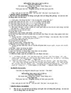 Đề kiểm tra học kì II lớp 11 2007 2008