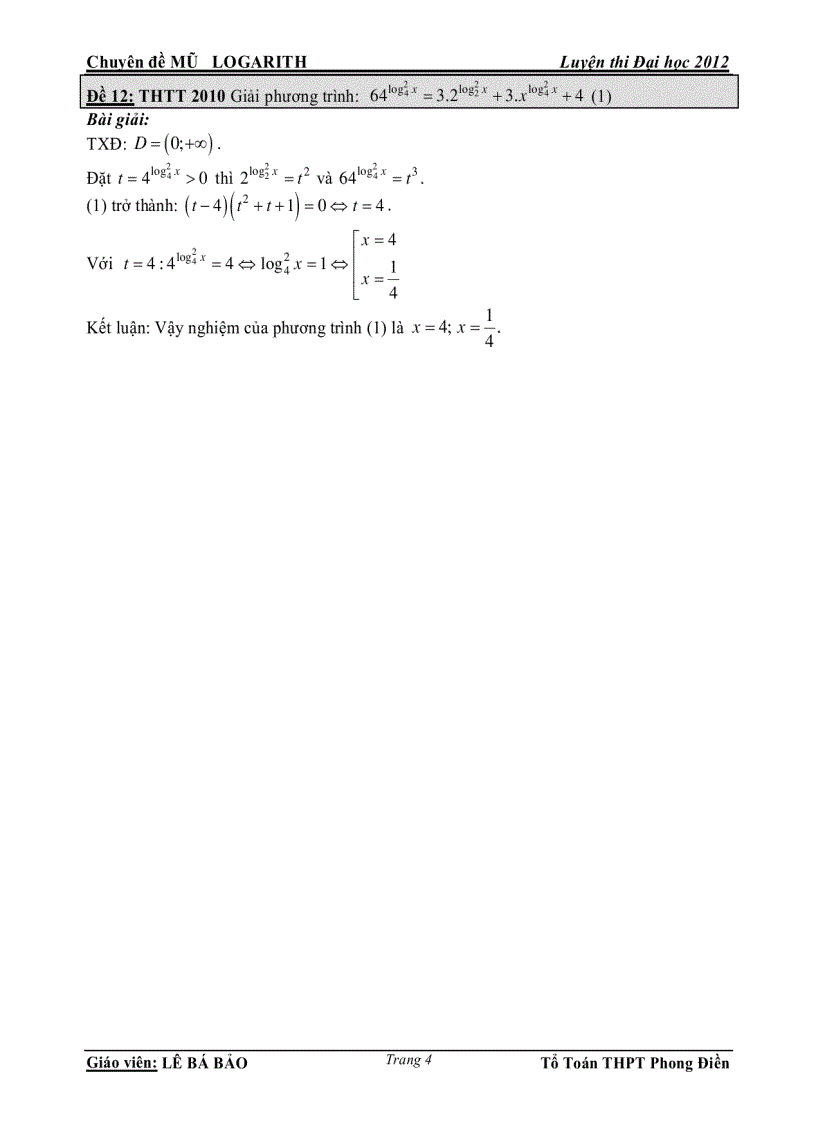 image for page Tuyển tập đề thi toán học tuổi trẻ Mũ lgarith