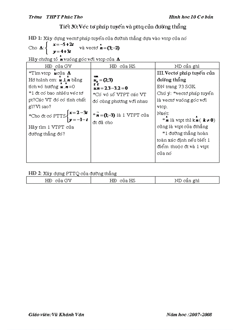 image for page Chương III Bài 1 Phương trình đường thẳng