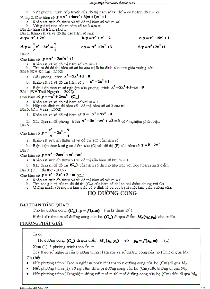 image for page Chuyên đề các bài toán ứng dụng đạo hàm