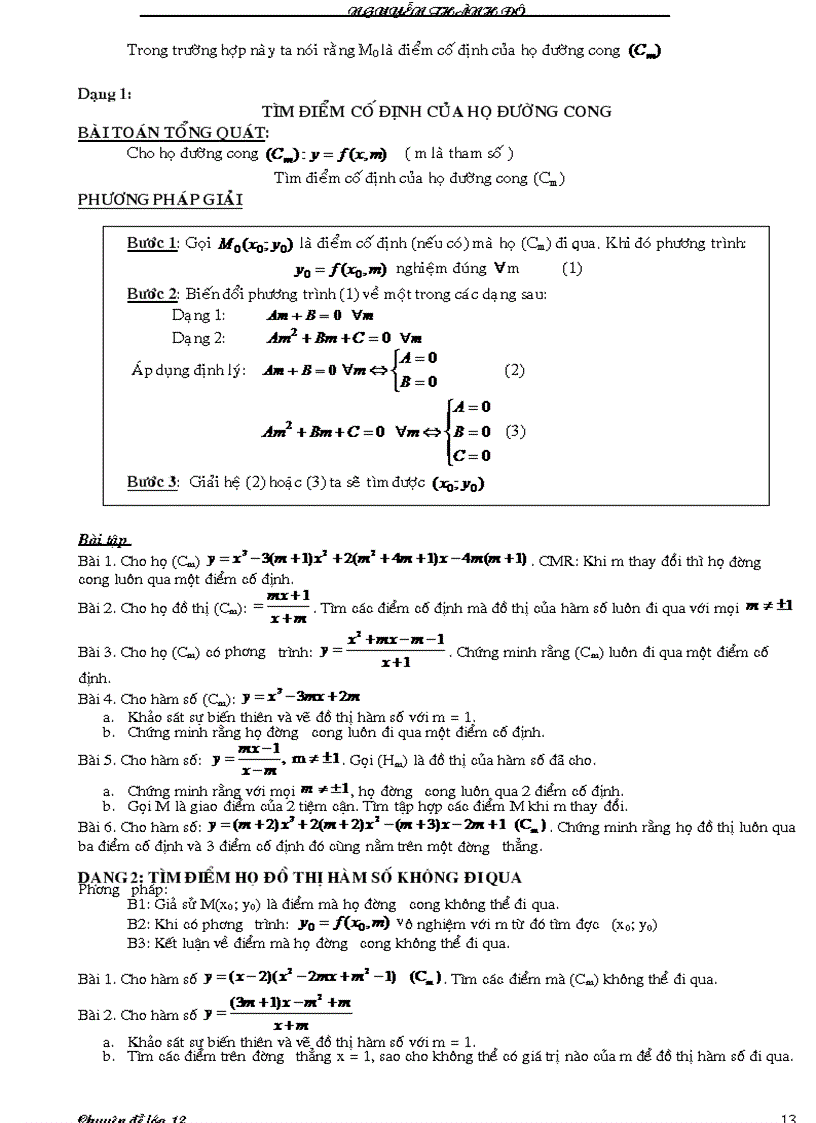image for page Chuyên đề các bài toán ứng dụng đạo hàm