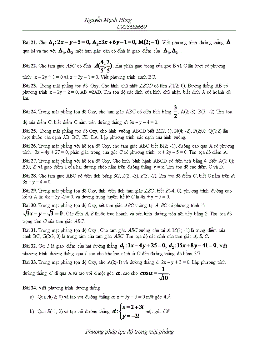 image for page Tài liệu ôn thi đại học môn toán lớp 12