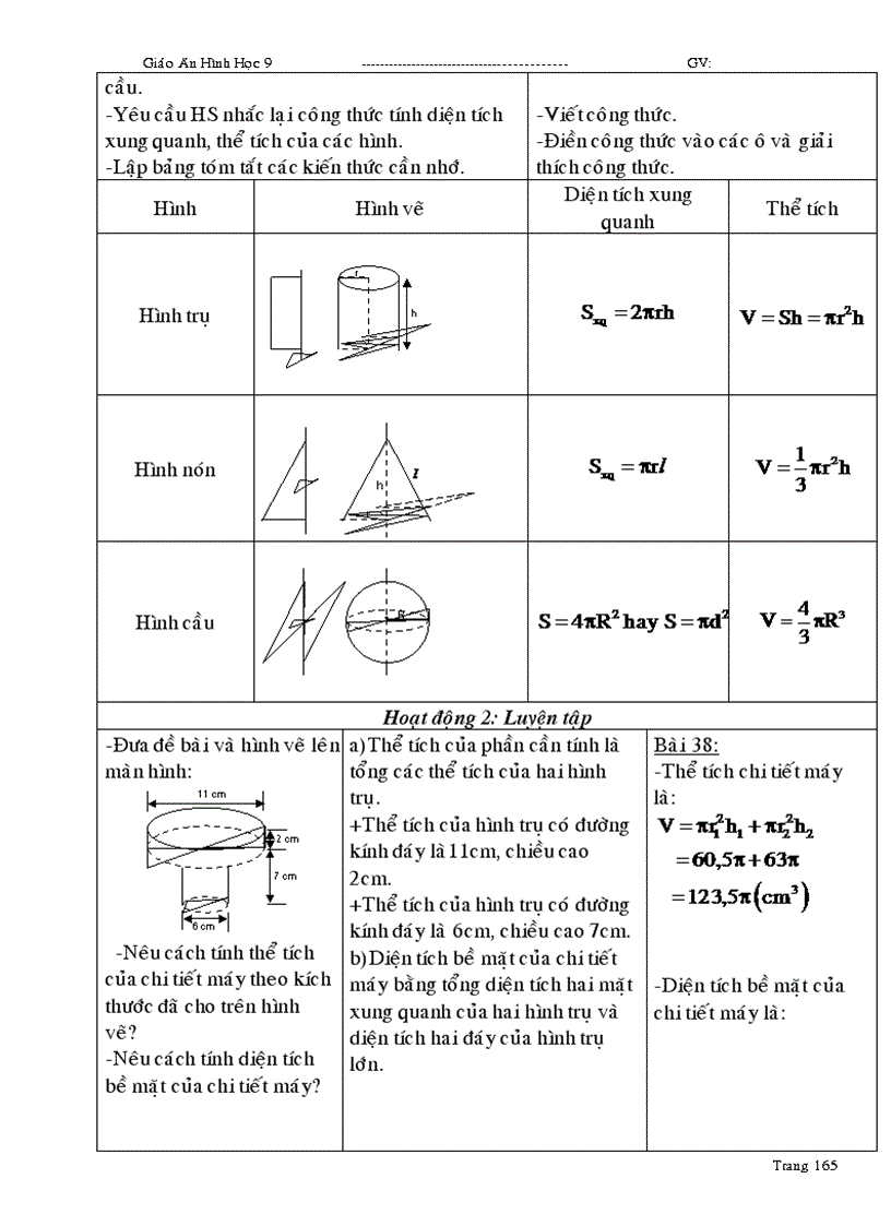image for page Giáo án Hình học 9 học kỳ I