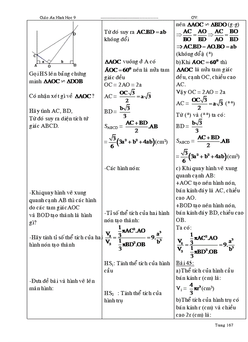 image for page Giáo án Hình học 9 học kỳ I
