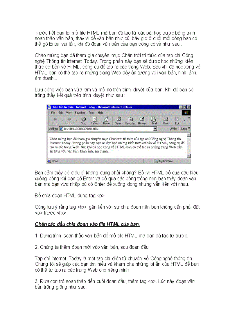 image for page HTML căn bản