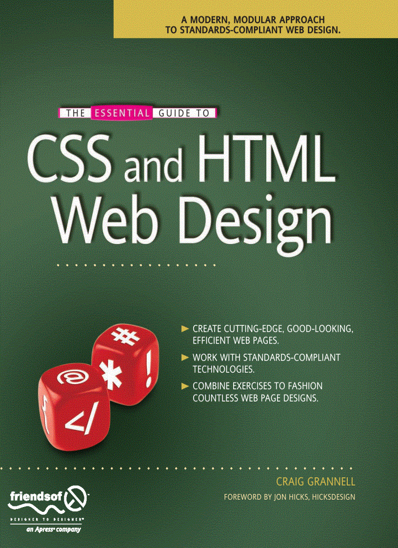 image for page The Essential Guide to CSS and HTML Web Design