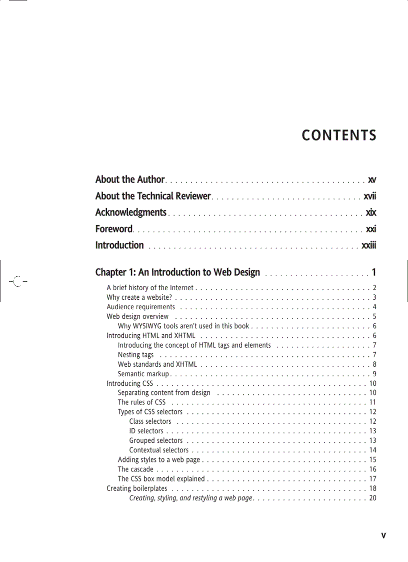 image for page The Essential Guide to CSS and HTML Web Design