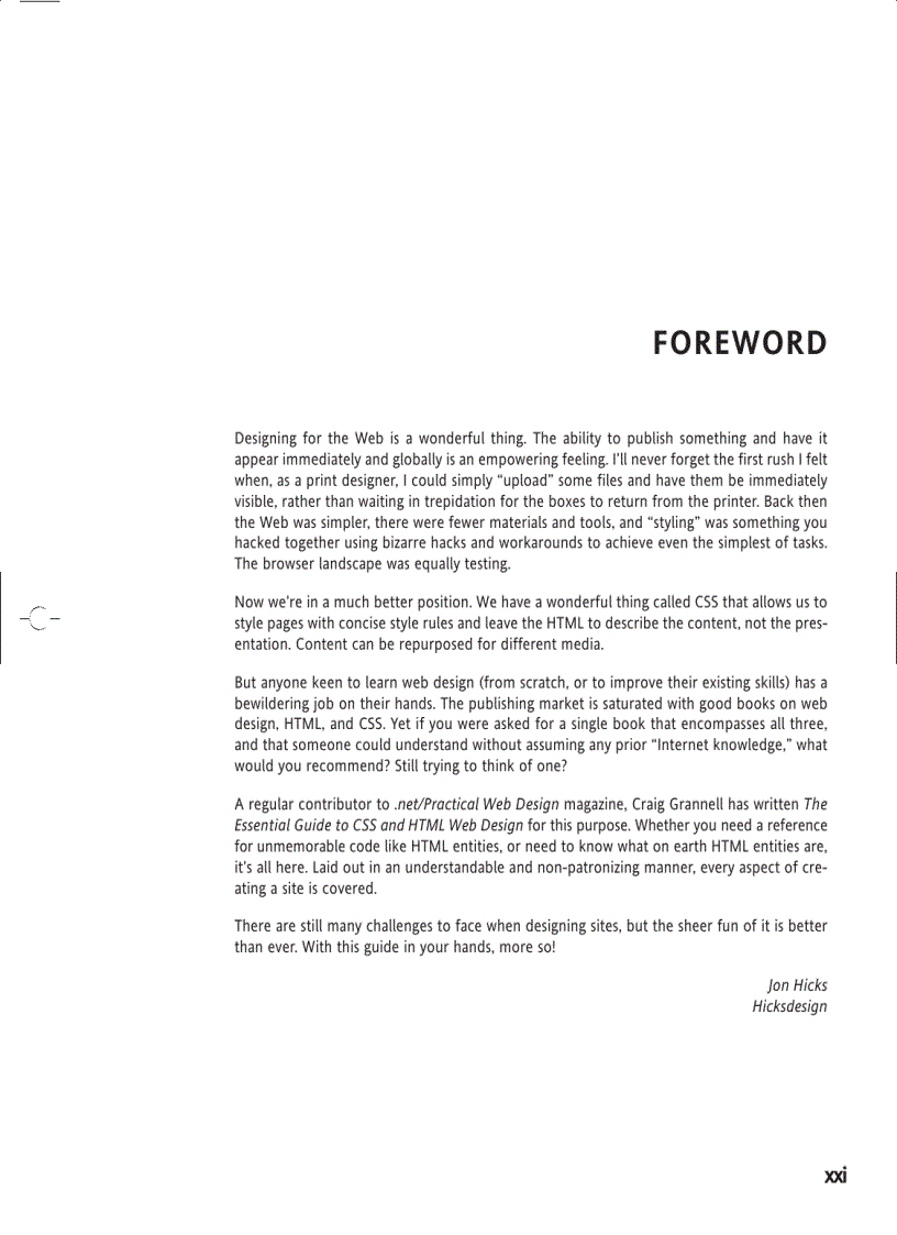 image for page The Essential Guide to CSS and HTML Web Design