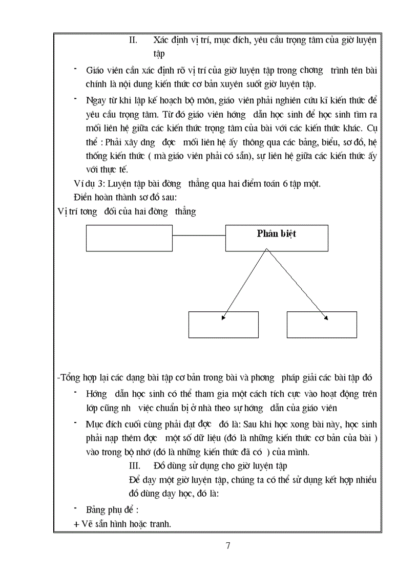 image for page Đề tài Dạy giờ ôn tập Hình học 6
