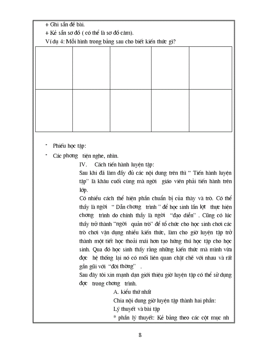 image for page Đề tài Dạy giờ ôn tập Hình học 6