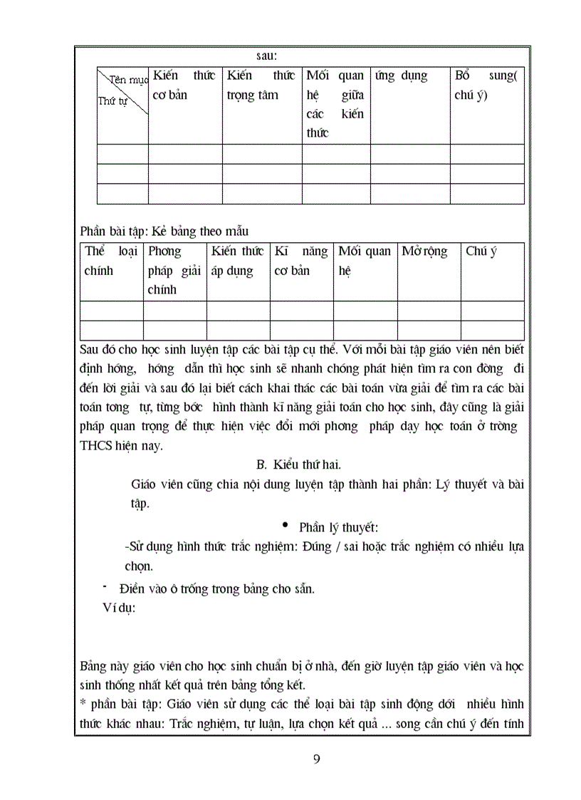 image for page Đề tài Dạy giờ ôn tập Hình học 6
