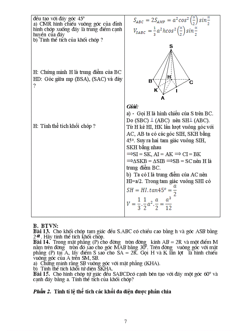 image for page Chuyên đề THỂ TÍCH CỦA KHỐI ĐA DIỆN