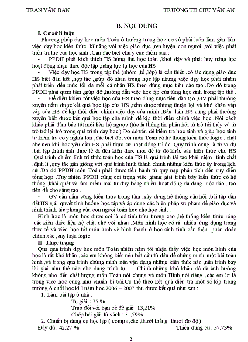 image for page Một số giải pháp nâng cao chất lượng dạy học Hình học THCS